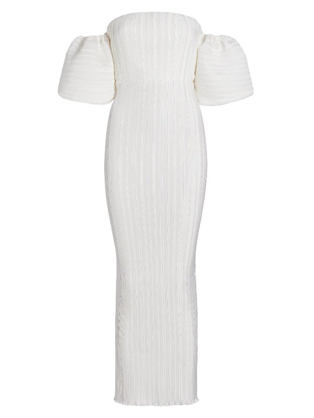 L'Idée  Bridal Sirene Puff-Sleeve Gown
